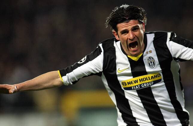 Vincenzo Iaquinta (Juventus Turin) - Torjubel -  Fußball EC 1 Herren Champions League 2008 2009, Juventus Turin, Juve Einzelbild Turin Freude, Begeisterung,