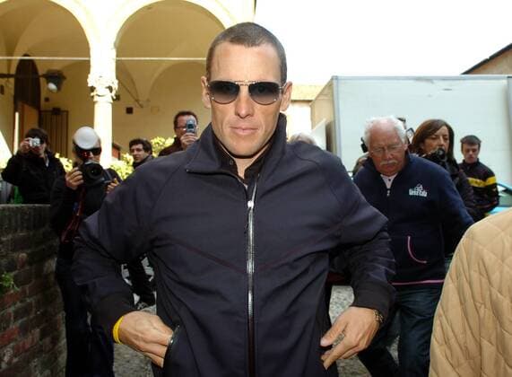 Lance Armstrong (USA Astana) -  Radsport Herren Mailand - San Remo 2009, Straßenradsport, Straße, Rad Einzelbild