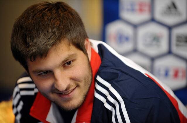 Andre Pierre Gignac (Frankreich) - Pressekonferenz -  (pan30719) Fußball Herren Nationalmannschaft 2009, Pressekonferenz, Pressetermin Porträt Clairefontaine Freude,