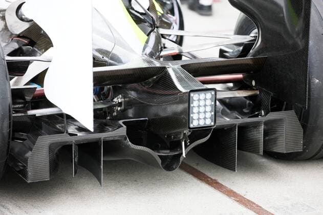 Umstrittener Diffusor am Brawn GP F1 Boliden Motorsport Grand Prix Herren Großer Preis von Australien 2009, Formel 1 Weltmeisterschaft, F1, F, GP, WM Einzelbild Albert Park Melbourne