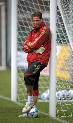 Torwart Tim Wiese (Deutschland) Fußball Herren Nationalteam 2009, Training Einzelbild Leipzig