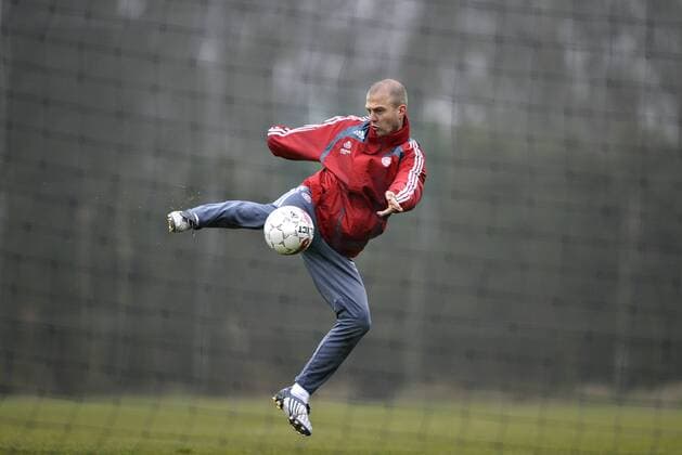 Daniel Jensen (Dänemark) -  Fußball Herren Nationalmannschaft 2009, Training Einzelbild Helsingör Dynamik,