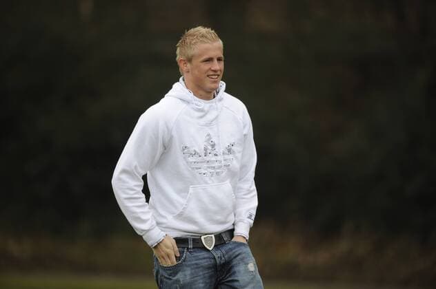 Torwart Kasper Schmeichel (Dänemark Manchester City) -  Fußball Herren Nationalmannschaft 2009, Training Einzelbild Helsingör