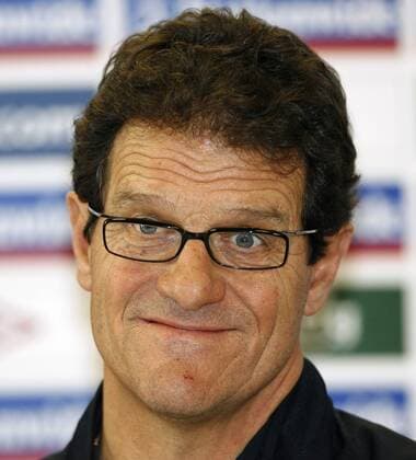 Nationaltrainer Fabio Capello (England) - Pressekonferenz - EDITORIAL USE ONLY. No use with unauthorised audio, video, data, fixture lists, club league logos or live services. Online in-match use limited to 120 images, no video emulation. No use in betting, games or single club league player publications. Fußball Herren Nationalteam 2009, Pressekonferenz, Pressetermin, Vdig Porträt London