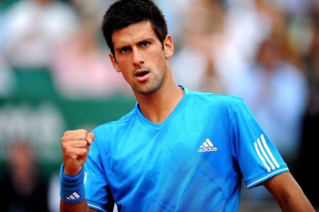 Novak Djokovic (Serbien) - Jubel -  Tennis Herren Monte Carlo Rolex Masters 2009, Open, ATP Tour, Einzelbild Monaco Freude,
