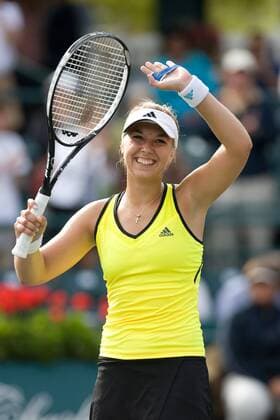 Sabine Lisicki (Deutschland) - Jubel - - ZUMAa55 Tennis Damen Family Circle Cup 2009, WTA Tour Einzelbild Charleston Freude,