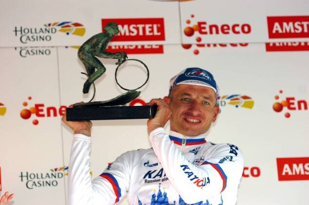 Serguei Ivanov (Russland Katusha) - Sieger Amstel Gold Race 2009 -  Radsport Herren Amstel Gold Race 2009, Straßenradsport, Straße, Rad, o0 ProTour Einzelbild Valkenburg Freude,