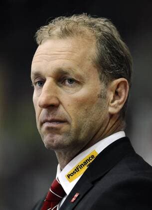 Nationaltrainer Ralph Krueger (Schweiz) -  Eishockey Länderspiel Herren Freundschaftsspiel 2009, Test, Testspiel, Nationalteam, Porträt Kloten