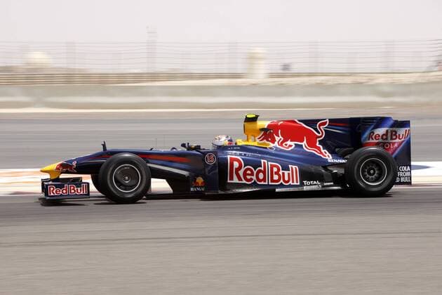 Sebastian Vettel (Deutschland Red Bull) in seinem Boliden Motorsport Grand Prix Herren Großer Preis von Bahrain 2009, Formel 1 Weltmeisterschaft, F1, F, GP, WM, Qualifying Einzelbild Manama Sakhir