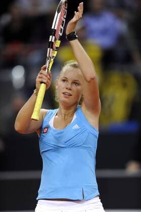 Caroline Wozniacki (Dänemark) Tennis Damen Porsche Grand Prix 2009, WTA Tour Einzelbild Stuttgart