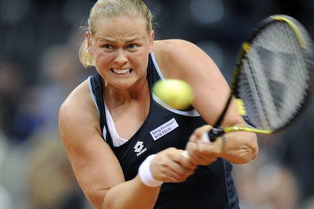 Anna Lena Groenefeld (Deutschland) Tennis Damen Porsche Grand Prix 2009, WTA Tour Einzelbild Stuttgart Dynamik,
