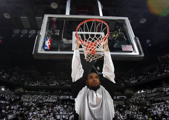 Tim Duncan (San Antonio Spurs) - (ZUMAa27) Basketball Herren NBA 2008 2009, Playoffs, Playoff, Play Offs, Off Einzelbild San Antonio