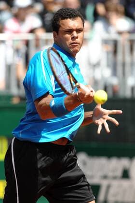 Jo Wilfried Tsonga (Frankreich) - -AS3112 Tennis Herren Internazionali BNL d Italia 2009, dItalia, ATP Tour, Masters Series Einzelbild Rom