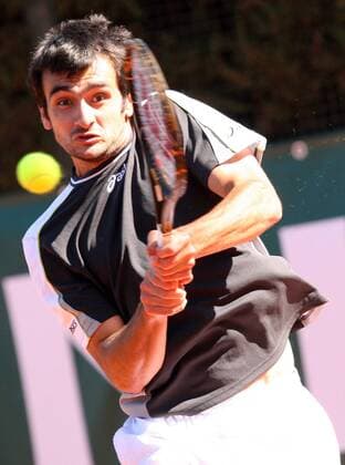 Florent Serra (Frankreich) - (pag062) Tennis Herren Internazionali BNP d Italia 2009, dItalia, ATP Tour, Masters Series Einzelbild Rom Dynamik,