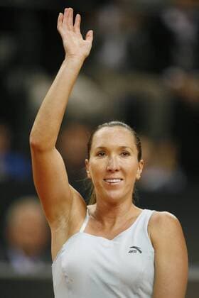 Jelena Jankovic (Serbien) Tennis Grand Prix Damen Porsche Grand Prix 2009, WTA Tour, Einzelbild Stuttgart Freude,