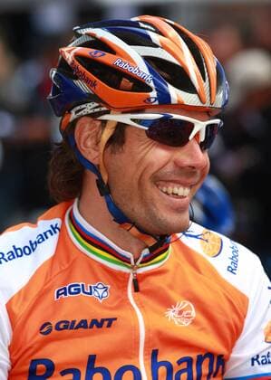 Oscar Freire (Spanien Rabobank) Radsport Herren Tour de Romandie 2009, Straßenradsport, Straße, Rad Porträt 2. Etappe: La Chaux de Fonds - La Chaux de Fonds Freude, 