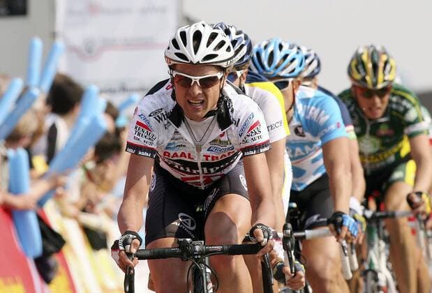 Patrik Sinkewitz (Deutschland PSK Whirlpool Author) Radsport Herren Eschborn Frankfurt City Loop 2009 (Rund um den Henninger Turm), Straßenradsport, Straße, Rad Einzelbild Frankfurt M.