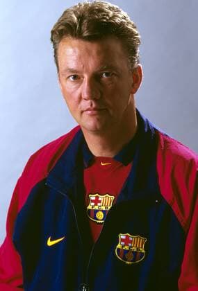 Trainer Louis van Gaal (FC Barcelona) - Fußball Herren Primera Division 1997 1998, 1. Spanische Liga, Barca Porträt Aufnahmedatum geschätzt Barcelona