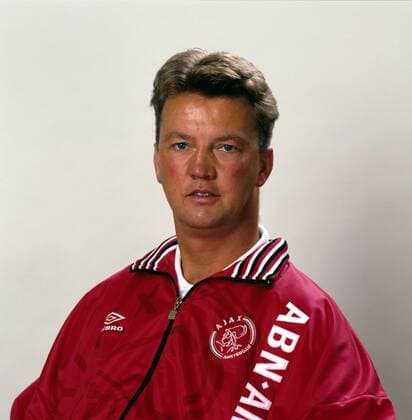 Trainer Louis van Gaal (Ajax) - Fußball Herren Eredivisie 1996 1997, Ehrendivision, 1. Liga, Ajax Amsterdam Porträt Aufnahmedatum geschätzt Amsterdam