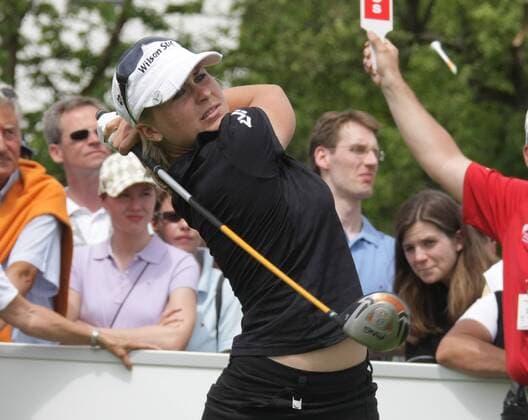 Martina Eberl (Deutschland) Golf Damen Ladies German Open 2009, European Tour, Vdig Einzelbild Markt Indersdorf Gut Häusern