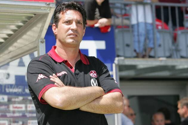 Interimstrainer Alois Schwartz (Lautern) Fußball 2. BL Herren Saison 2008 2009, 1. FC Kaiserslautern, Vdig Einzelbild Freiburg