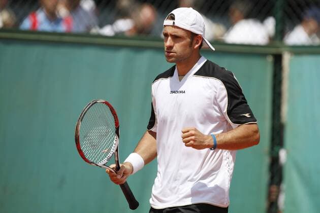 Nicolas Kiefer (Deutschland) Tennis Herren French Open 2009 Grand Slam ATP Tour Einzelbild Roland Garros Paris