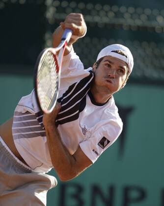 Thomas Haas (Deutschland) Tennis Herren French Open 2009, Grand Slam, ATP Tour Einzelbild Roland Garros Paris