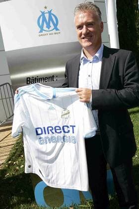Didier Deschamps wird als neuer Trainer von Olympique de Marseille vorgestellt -  Fußball Herren Vorschau Ligue 1 2009 2010, 1. Französische Liga, Pressetermin Einzelbild OM Marseille