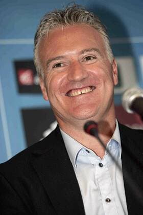 Didier Deschamps wird als neuer Trainer von Olympique de Marseille vorgestellt -  Fußball Herren Vorschau Ligue 1 2009 2010, 1. Französische Liga Einzelbild OM Marseille