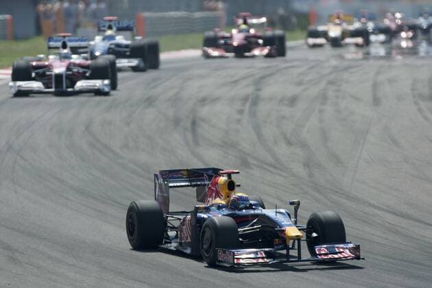 Mark Webber (Australien Red Bull) in seinem Boliden -  Motorsport Grand Prix Herren Großer Preis der Türkei 2009, Formel 1 Weltmeisterschaft, F1, F, GP, WM Einzelbild Istanbul