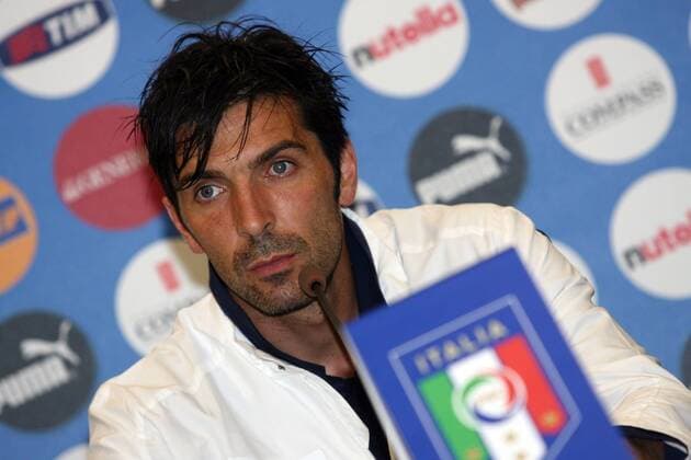 Torwart Gianluigi Buffon (Italien) - Pressekonferenz -  Fußball Herren Confed Cup 2009, Confederationscup, Konföderationencup, Konföderationen, Nationalteam Porträt Pretoria o0 Tshwane