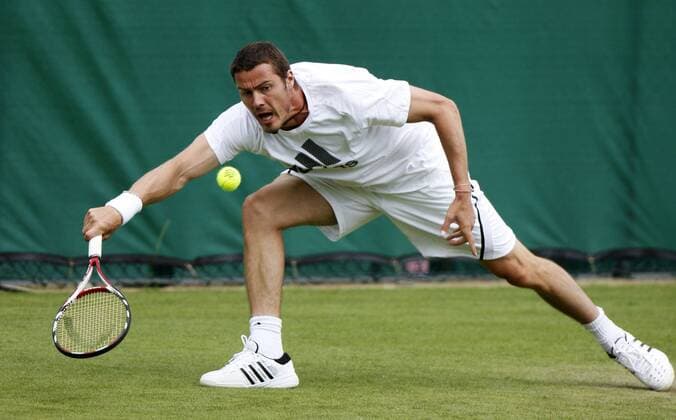 Marat Safin (Russland) -  Tennis Herren All England Championships 2009, Grand Slam, ATP Tour, Training, Einzelbild Wimbledon London Dynamik,