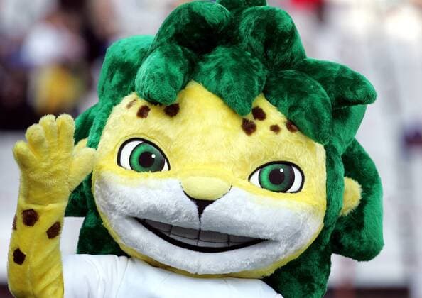 Zakumi, Maskottchen der WM 2010 in Südafrika -  Fußball Länderspiel Herren Confed Cup 2009, Vorschau Porträt Pretoria Tshwane