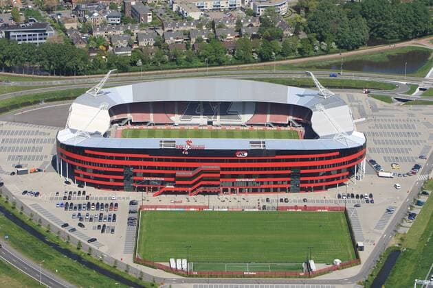DSB Stadion - Heimspielstätte von AZ Alkmaar - (VI170528) Fußball Herren Eredivisie 2009 2010, Ehrendivision, 1. Liga, Totale Alkmaar