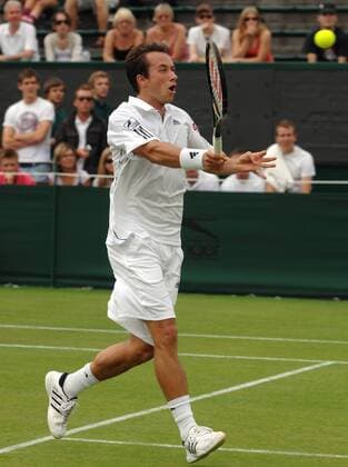 Philipp Kohlschreiber (Deutschland) -  Tennis Herren All England Championships 2009, Grand Slam, ATP Tour, Vdig Einzelbild Wimbledon London Dynamik,