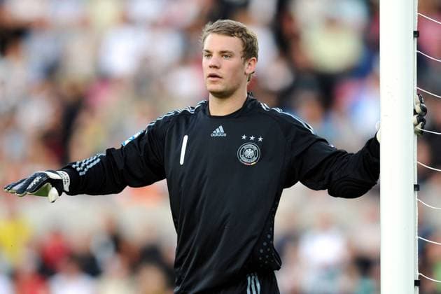 Torwart Manuel Neuer (Deutschland U21) -  Fußball Länderspiel Herren U21 EM 2009, U 21, Nationalteam Nationaltrikot Einzelbild Halmstad