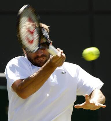 Arnaud Clement (Frankreich) -  Tennis Herren All England Championships 2009, Grand Slam, ATP Tour Einzelbild Wimbledon London