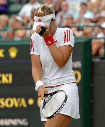 Sabine Lisicki (Deutschland) - Schlussjubel -  Tennis Damen All England Championships 2009, Grand Slam, WTA Tour, Einzelbild Wimbledon London Freude,