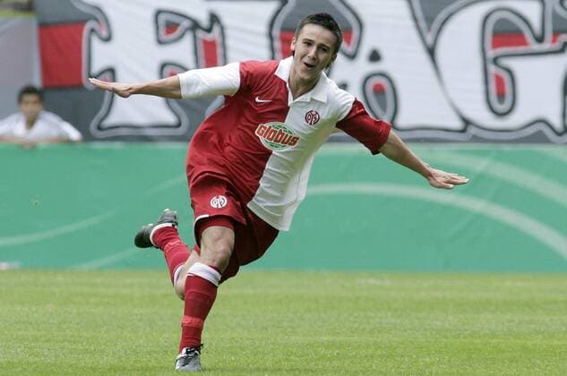Eugen Gopko (Mainz U19) - Torjubel Fußball Herren A Junioren Bundesliga 2008 2009, Jugend, U19, U 19, Finale Einzelbild Mainz Freude,