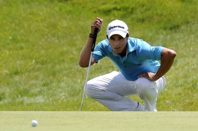 Rafael Echenique (Argentinien) -  Golf Herren Open de France 2009 ALSTOM, PGA European Tour Einzelbild Saint Quentin en Yvelines Paris Nachdenklichkeit,
