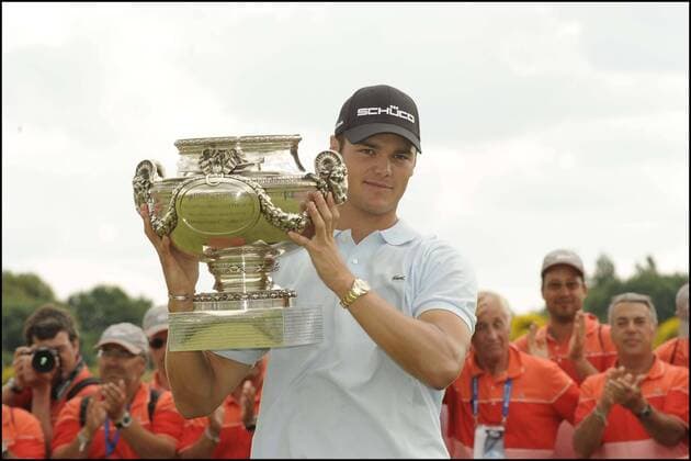 Martin Kaymer (Deutschland), Sieger Open de France 2009 -  Golf Herren Open de France ALSTOM 2009, PGA European Tour, Fotoshooting, Einzelbild Saint Quentin en Yvelines Paris Freude,