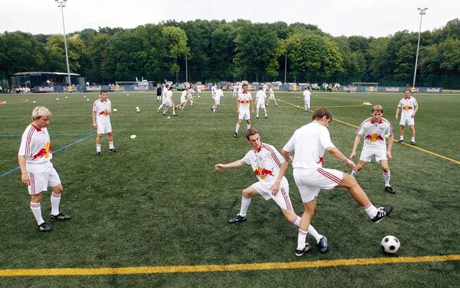 Training RB Leipzig -  Fußball Herren NOFV Oberliga Süd Nordost 2009 2010, Training Gruppe o0 Red Bull Markranstädt Leipzig