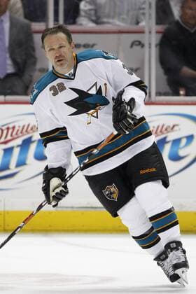 21 April 2009: Sharks Claude Lemieux (32) during Game 3 of the NHL Western Conference Quarterfinals between the San Jose Sharks and the Anaheim Ducks at the Honda Center in Anaheim, CA. NHL: APR 21 Western Conference Quarterfinals - Sharks at Ducks - Game 3 Icon269090421062 EDITORIAL USE ONLY