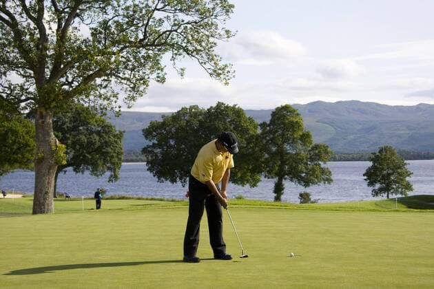 Michael Campbell (Neuseeland) - EDITORIAL USE ONLY. No use with unauthorised audio, video, data, fixture lists, club league logos or live services. Online in-match use limited to 120 images, no video emulation. No use in betting, games or single club league player publications. Golf Herren The Barclays Scottish Open 2009, PGA European Tour Totale Loch Lomond