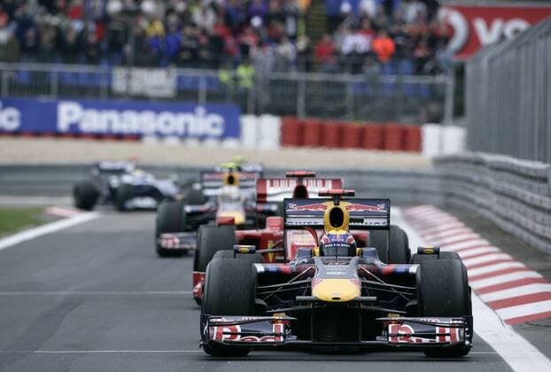 Mark Webber (Australien Red Bull) in seinem Boliden Motorsport Grand Prix Herren Großer Preis von Deutschland 2009, Formel 1 Weltmeisterschaft, F1, F, GP, WM Gruppe Nürburgring Nürburg