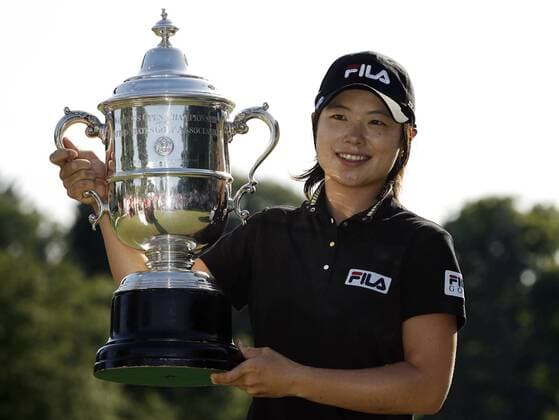 Eun Hee Ji (Südkorea) gewinnt die US Women s Open 2009 -  (NYP20090712128) Golf Damen US Women s Open 2009, Womens, LPGA Tour Einzelbild Bethlehem Freude,