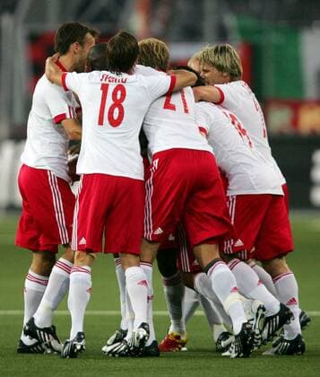 SALZBURG, Champions League Qualifikation, Red Bull Salzburg. Jubel von Salzburg.  o0 FC RedBull, RB