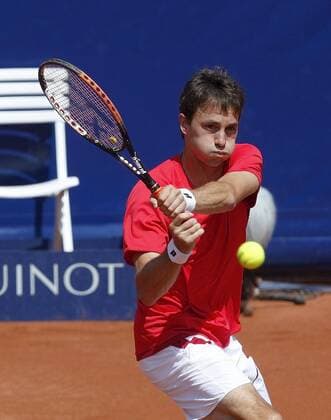 Simon Greul (Deutschland) Tennis Herren Mercedes Cup 2009, ATP Tour Einzelbild Weißenhof Stuttgart