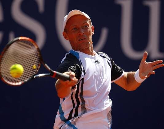 Nikolay Davydenko (Russland) Tennis Herren Mercedes Cup 2009, ATP Turnier Einzelbild Weißenhof Stuttgart
