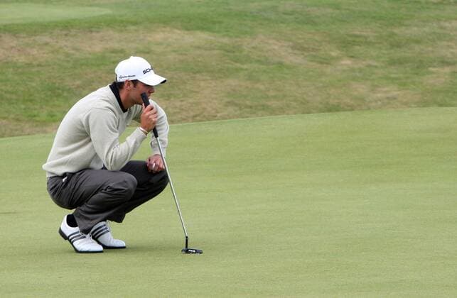 Martin Kaymer (Deutschland) -  Golf Herren The British Open Championship 2009, European PGA Tour, Einzelbild Turnberry, Ayrshire Nachdenklichkeit,